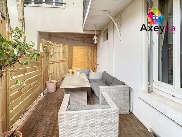 Roanne (42300) A VENDRE- ROANNE PROCHE GARE- APPARTEMENT T4 EN REZ-DE-JARDIN