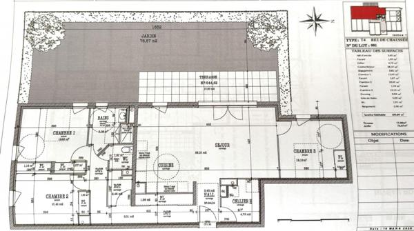 BOURG ARGENTAL 42220 Programme neuf de 9 logements du T2 au T4, 10 garages et 15 places de parkint