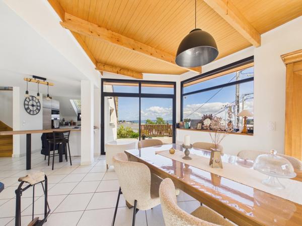 Magnifique vue sur la baie de Locquirec et son port