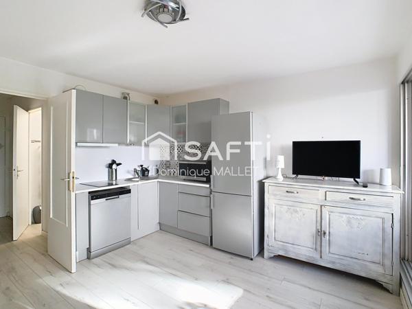 Studio cabine 6 couchages dans résidence - piscine