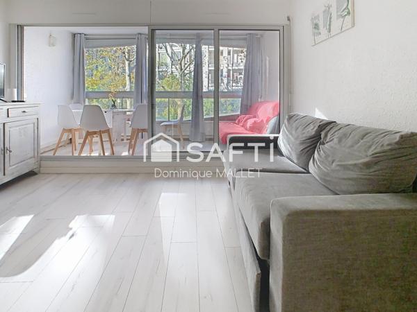 Studio cabine 6 couchages dans résidence - piscine