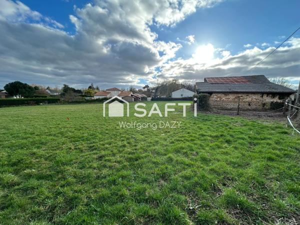 Terrain constructible et non viabilisé