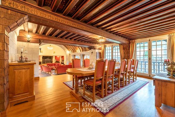 Maison normande du 16ème siècle, repaire secret de Sacha Guitry