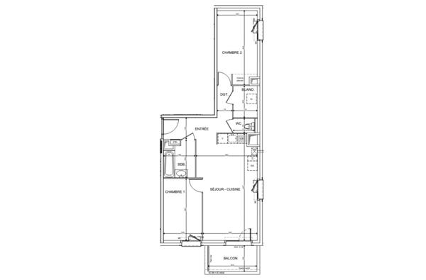 Appartement à vendre 3 pièces 59 m² Vichy