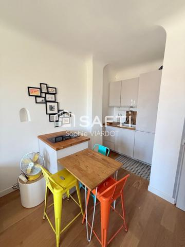 Charmant 2 pièces de 28 m² au cœur de Carqueiranne – Idéal investissement ou premier achat