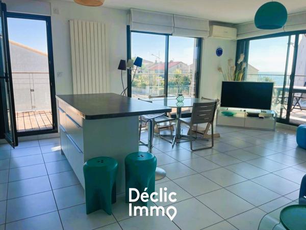 Vente appartement Carnon plage (mauguio), 65m² 3 pièces 485 000€ avec garage