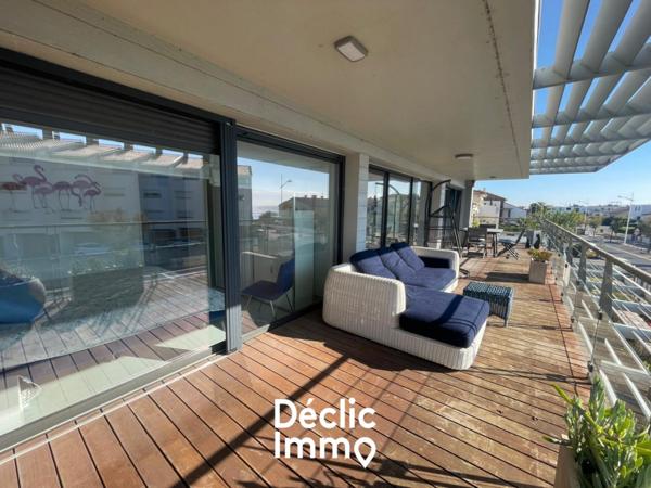 Vente appartement Carnon plage (mauguio), 65m² 3 pièces 485 000€ avec garage