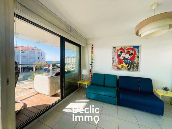 Vente appartement Carnon plage (mauguio), 65m² 3 pièces 485 000€ avec garage
