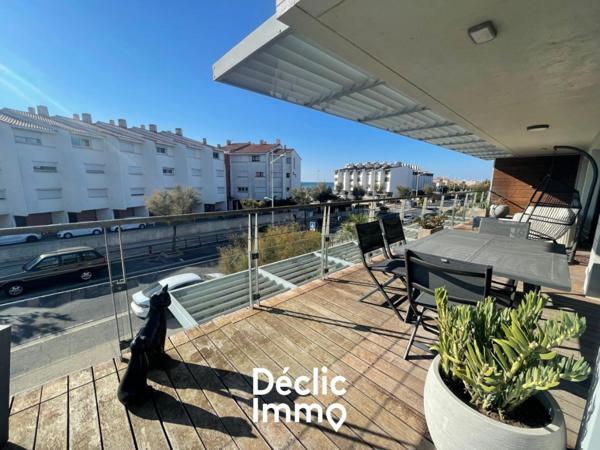 Vente appartement Carnon plage (mauguio), 65m² 3 pièces 485 000€ avec garage