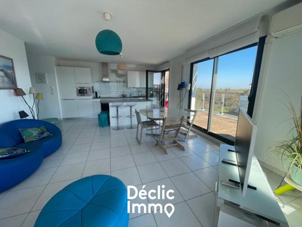 Vente appartement Carnon plage (mauguio), 65m² 3 pièces 485 000€ avec garage
