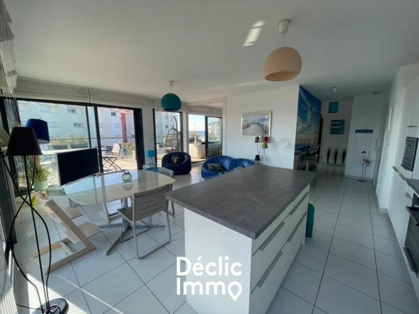 Vente appartement Carnon plage (mauguio), 65m² 3 pièces 485 000€ avec garage