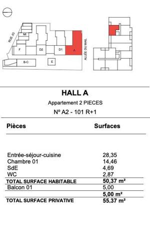 Appartement à vendre 2 pièces 50 m² La Rochelle