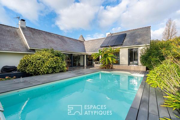 Maison singulière, lumière et espaces généreux à La Baule-Escoublac