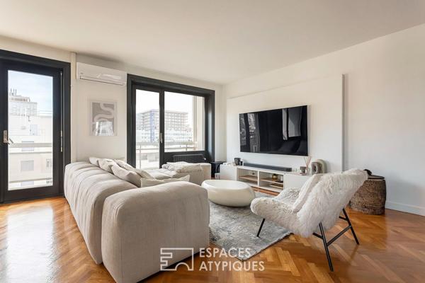 Appartement rénové avec vue