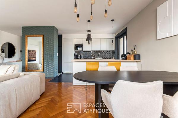 Appartement rénové avec vue