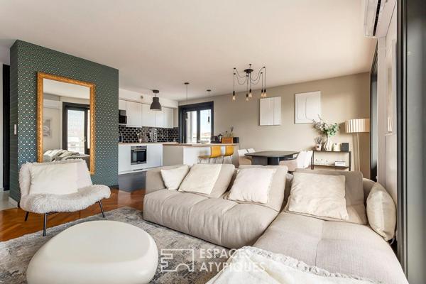 Appartement rénové avec vue