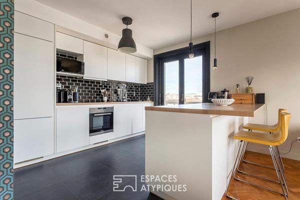 Appartement rénové avec vue