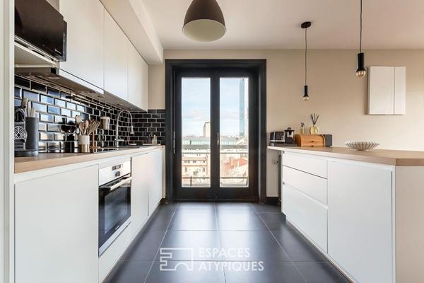 Appartement rénové avec vue