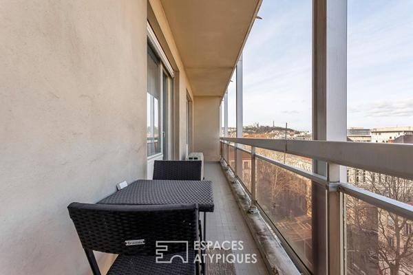 Appartement rénové avec vue