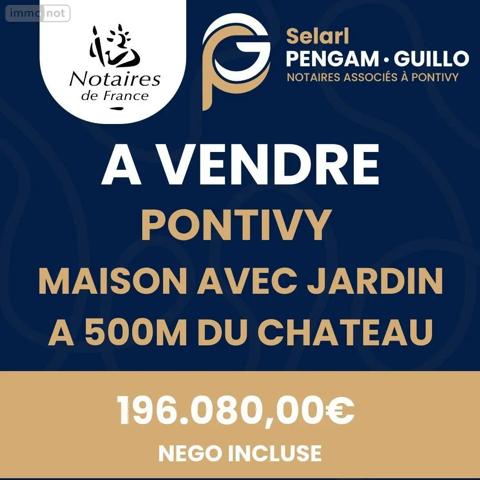 Achat - Maison Pontivy 56300 4 pièces 103 m 2 586 m 2