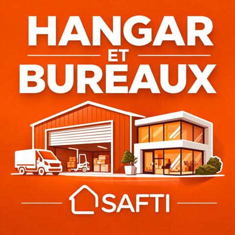 LE MUY – Hangar / Atelier et bureaux env. 800 m² avec les mezzanines – Zone industrielle (accès PL)