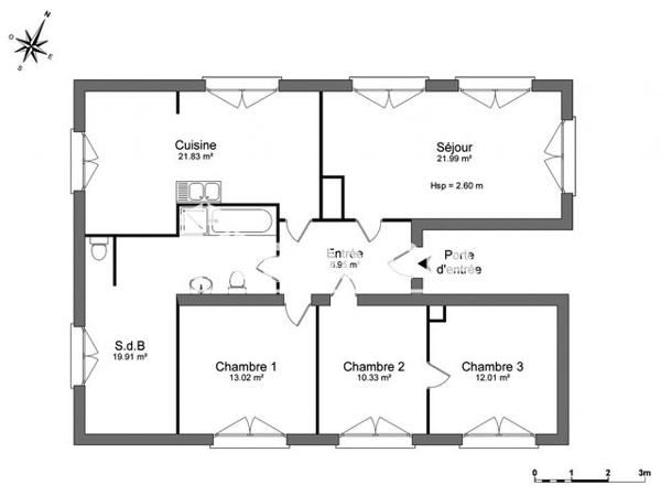 Location Appartement 4 pièces 106.04 m² - 13 RUE DE TRUCHTERSHEIM Strasbourg 67200