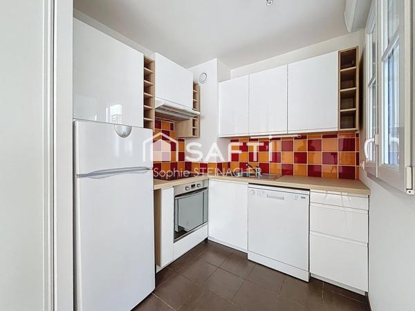 Appartement 2 pièces, balcon, parking, ascenseur