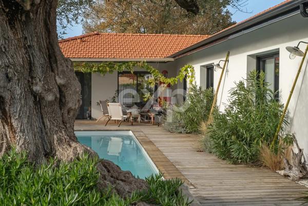 Maison type arcachonnaise de 160 m² avec T2 indépendant, jacuzzi et triple garage