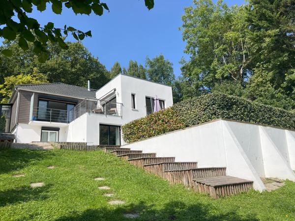 Villennes-sur-Seine (78670) Maison contemporaine - 4 chambres - Terrain 1 297m² avec vue-