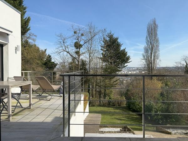 Villennes-sur-Seine (78670) Maison contemporaine - 4 chambres - Terrain 1 297m² avec vue-