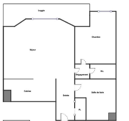 Appartement
         2 pièces
        - 43 m² Exclusivité 299 000 € *