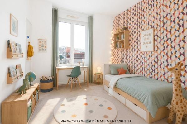 CHATILLON T6 ANDRE MALRAUX - 7 MIN METRO L13 - 4P DERNIER ETAGE - CALME - VUE DEGAGEE - 79,40 M² CARREZ - 82,3 M² AU SOL - 5 MIN CENTRE VILLE - RESIDENCE DE STANDING - ASCENSEUR - CAVE- DOUBLE PARKING