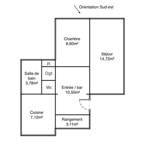 Appartement à vendre 2 pièces 50 m² Cholet