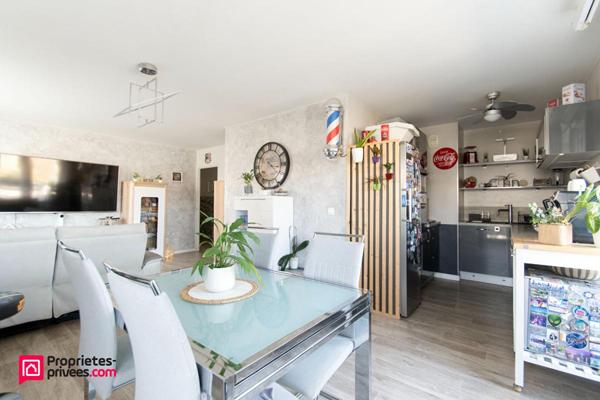 Appartement F4 84m² avec terrasse de 76m² et 2 balcons