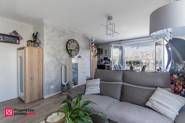 Appartement F4 84m² avec terrasse de 76m² et 2 balcons