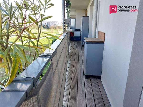Appartement F4 84m² avec terrasse de 76m² et 2 balcons
