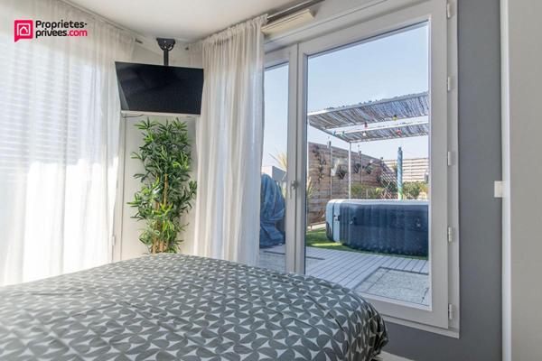 Appartement F4 84m² avec terrasse de 76m² et 2 balcons