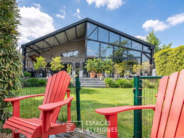 Loft d’exception avec jardin et piscine intérieure