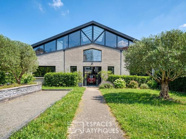 Loft d’exception avec jardin et piscine intérieure