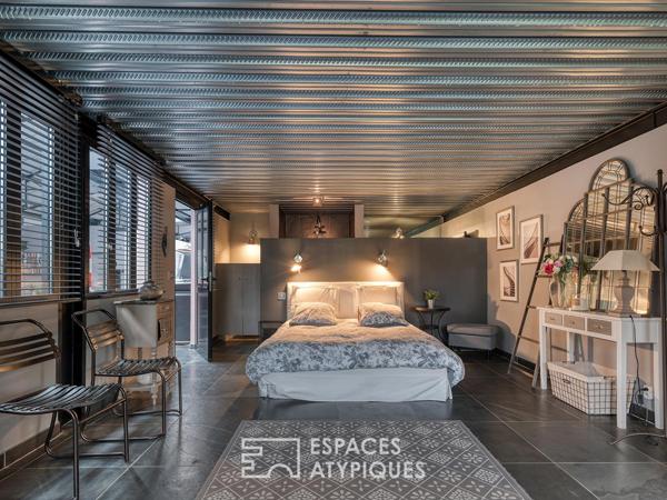 Loft d’exception avec jardin et piscine intérieure