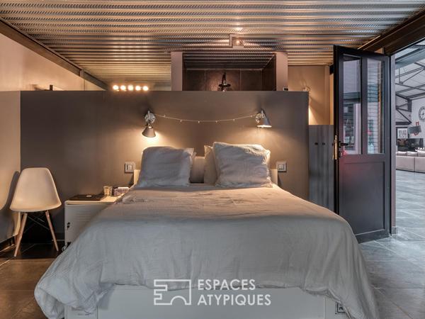 Loft d’exception avec jardin et piscine intérieure