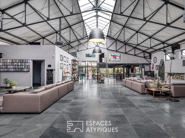 Loft d’exception avec jardin et piscine intérieure