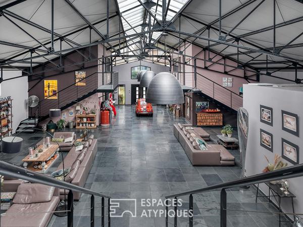 Loft d’exception avec jardin et piscine intérieure