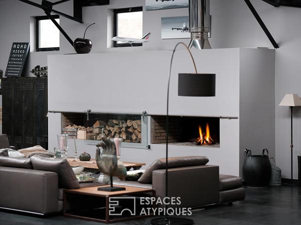 Loft d’exception avec jardin et piscine intérieure