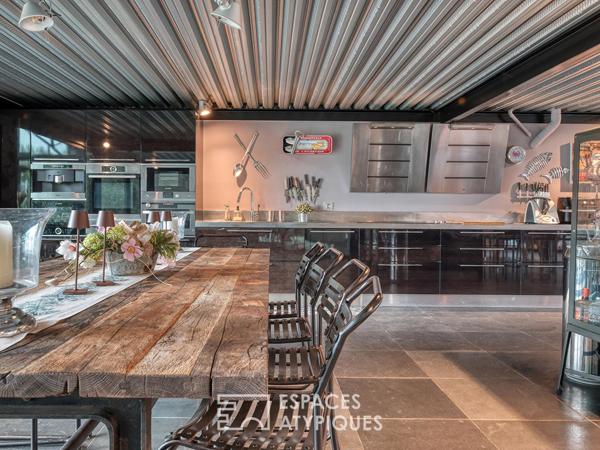 Loft d’exception avec jardin et piscine intérieure