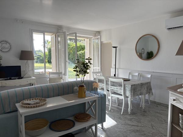 T3 Front de Mer, jardin, piscine chauffée, accès direct à la plage