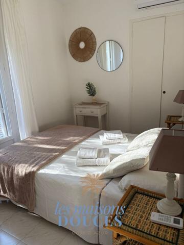 T3 Front de Mer, jardin, piscine chauffée, accès direct à la plage