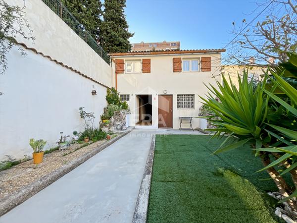 Maison de fond de cour T4 - jardin - Garage / atelier - Château d'eau 13004 Marseille