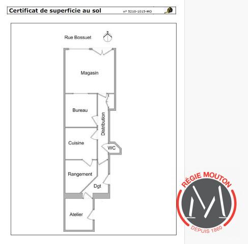 Location local commercial 64m2