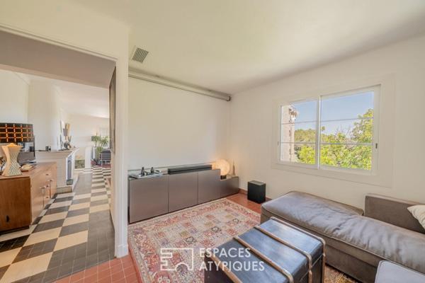 Villa d’architecte avec vue mer, piscine et esprit Art déco